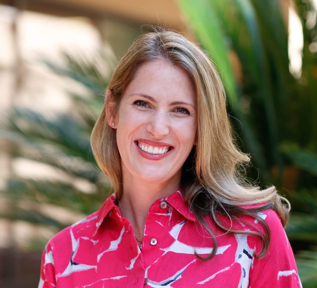 Portrait of Danielle Bayer, Chief Executive Officer of Evidence Action