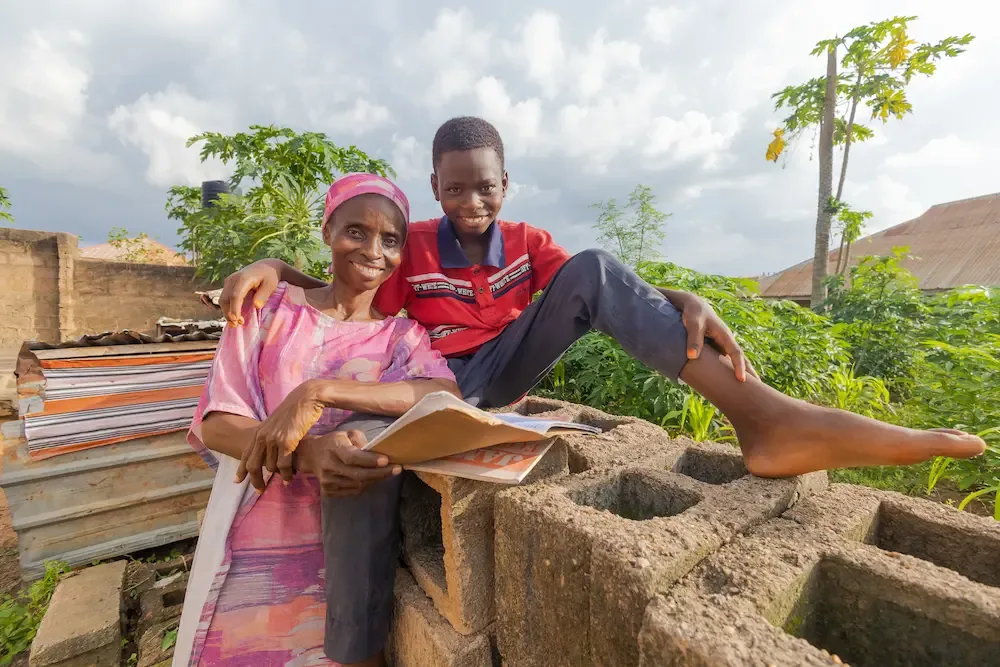 A student in Cross River State, Nigeria